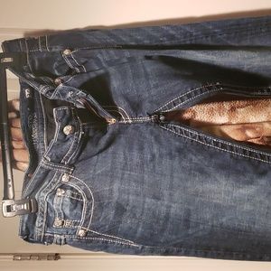 NEW PAIR OF MISS ME BLUE JEANS. SIZE 30